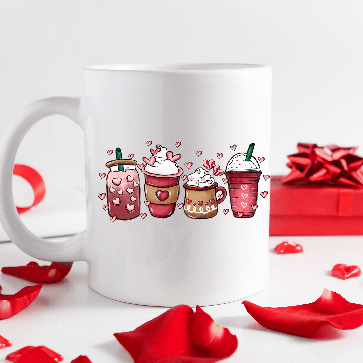 4 mugs | Valentines Mugs - 11oz Coffee Mug | Gifts | SEC Apparel - secapparelonline