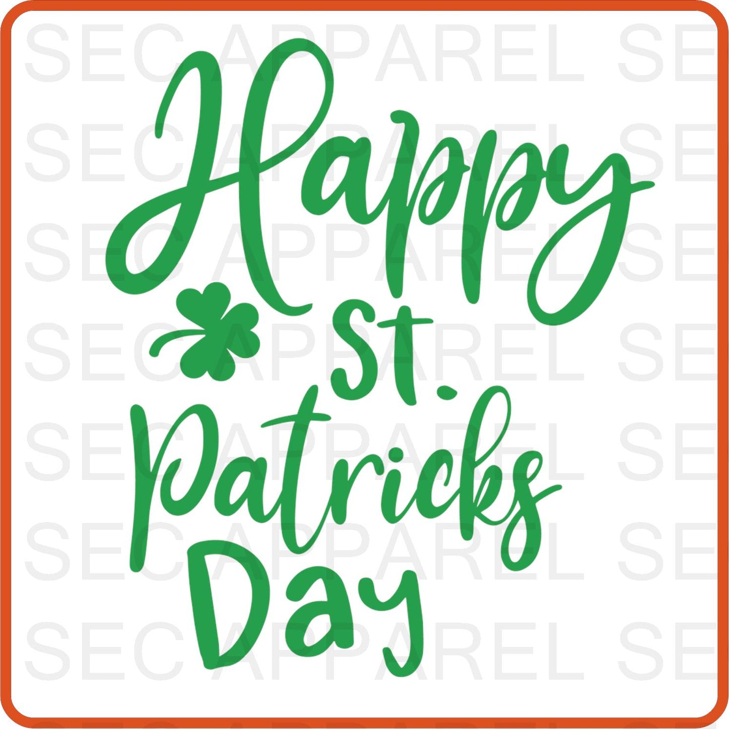 Saint Patrick's Iron On Decals Patches transfers vinyl for shirts, clothing |SEC Apparel | Happy St Patrick's Day