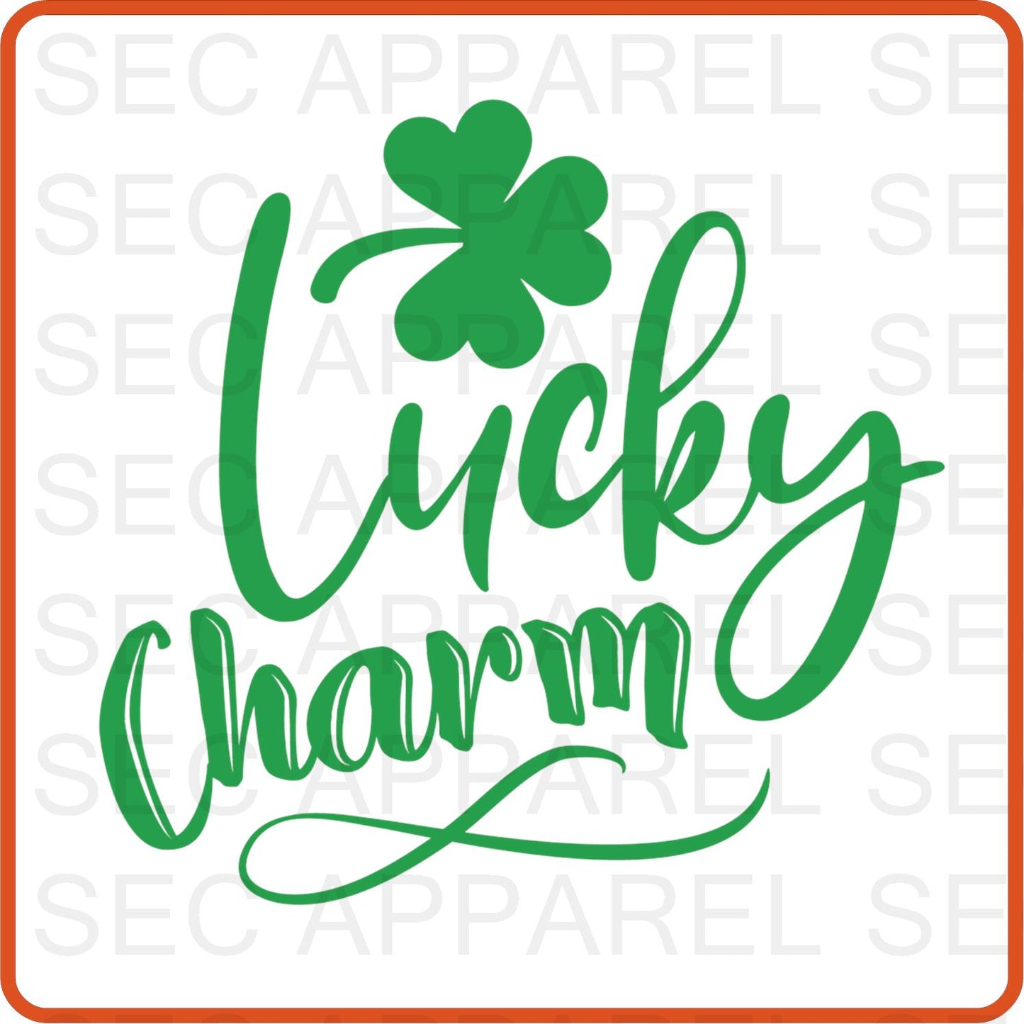 Saint Patrick's Iron On Decals Patches transfers vinyl for shirts, clothing | Lucky Charm