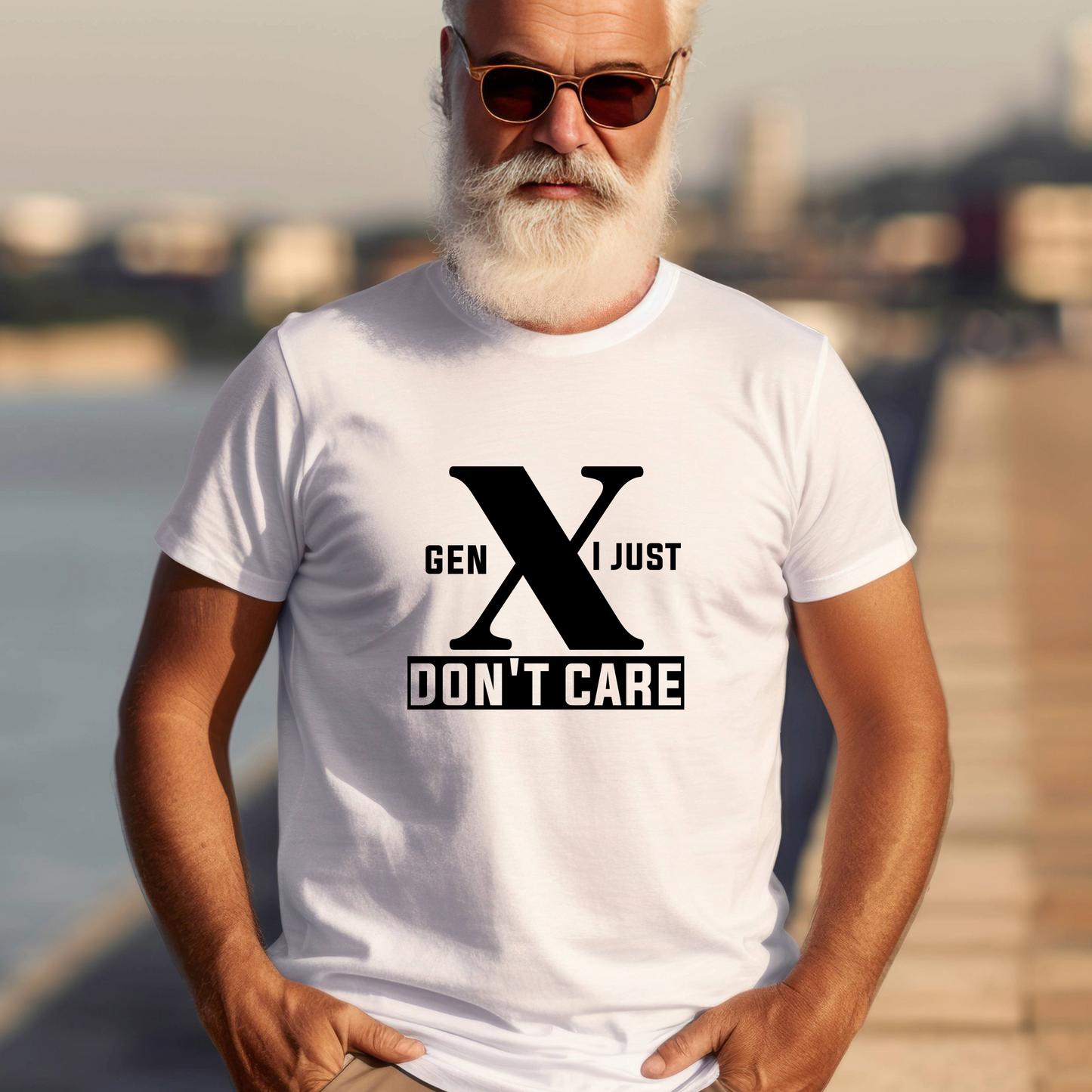 Generation X t-shirts | Crew neck | V Neck| I just Don't Care| SEC Apparel
