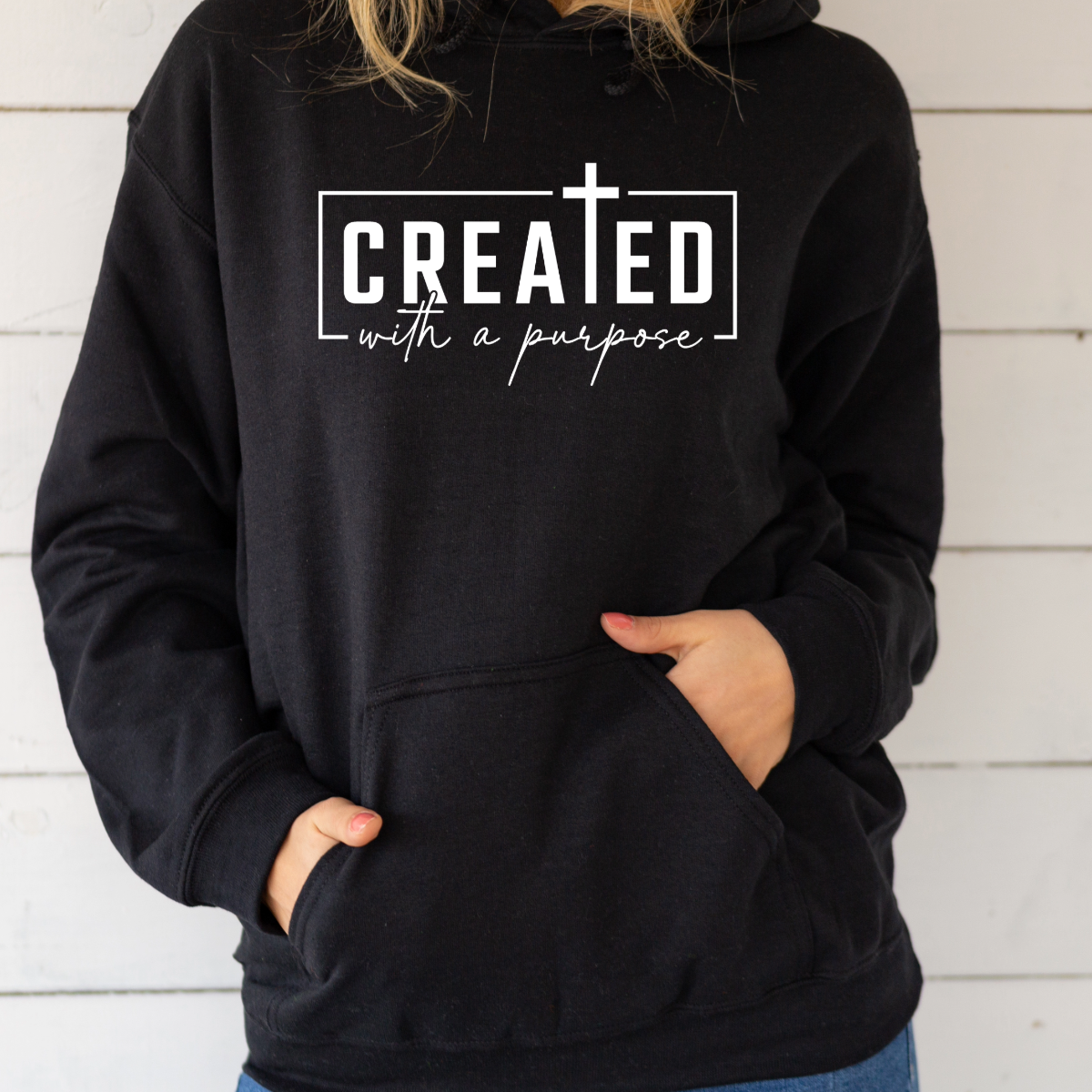 Religious Sweatshirt Hoodie | Unisex | SEC Apparel | Created with a Purpose
