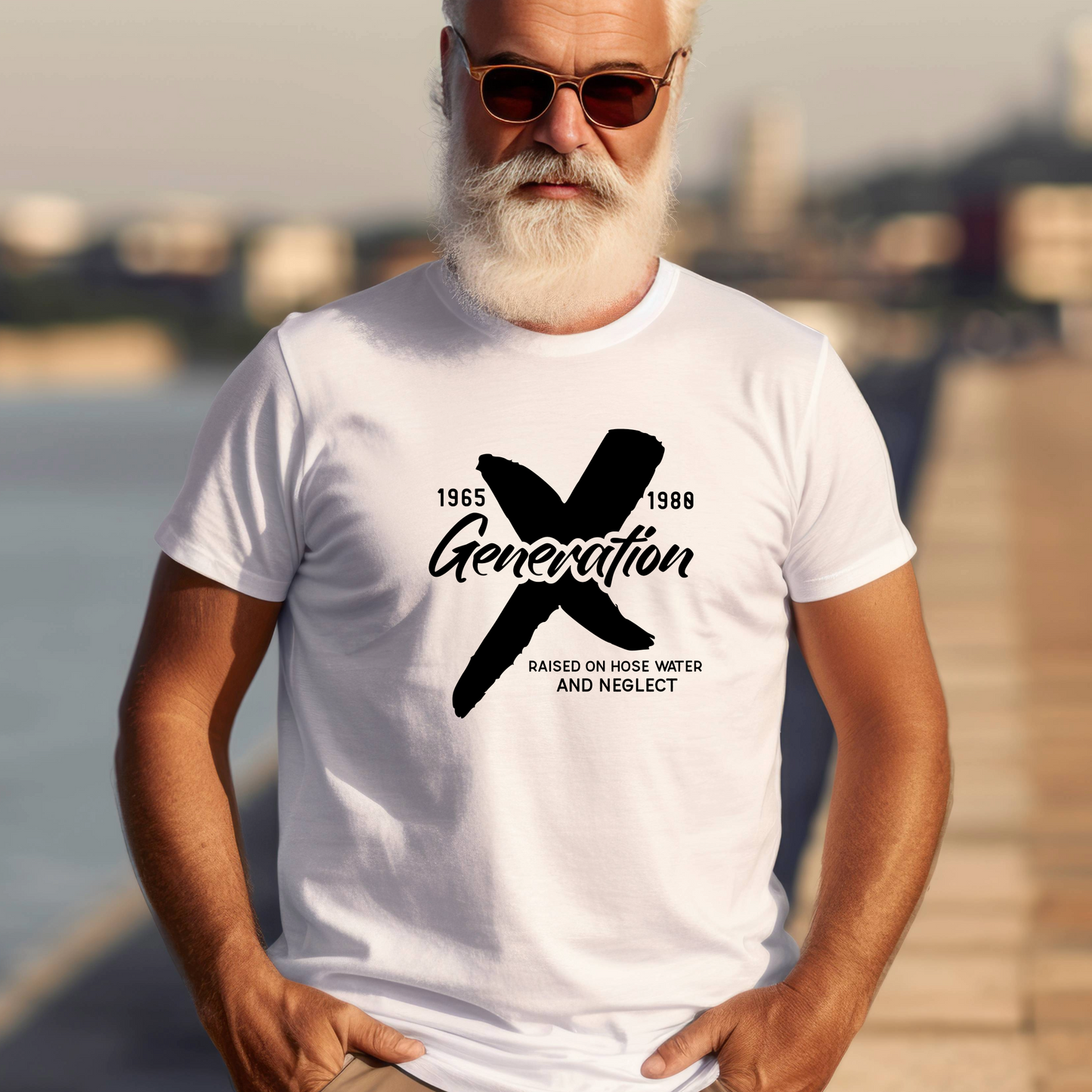 Generation X t-shirts | Crew neck | V Neck| Raised on hose water | SEC Apparel