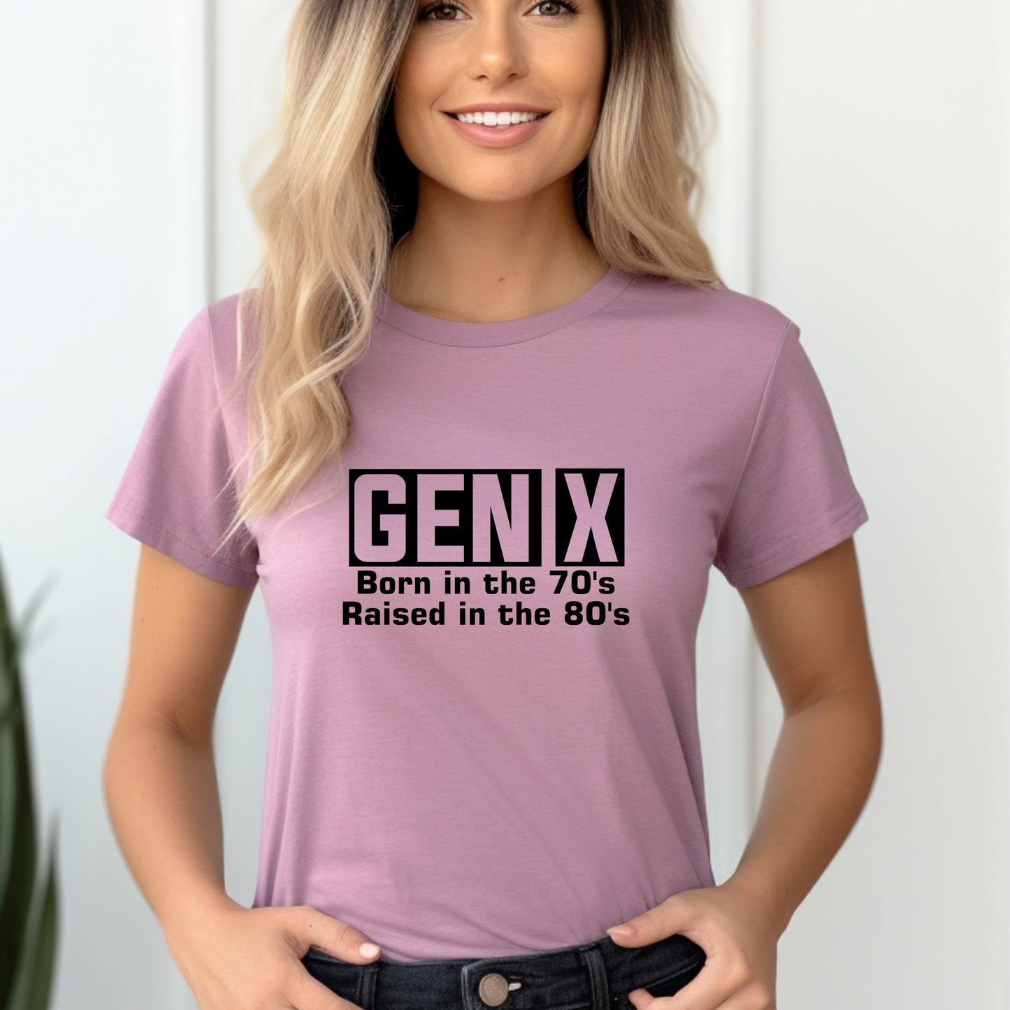 Generation X t-shirts | Crew neck | V Neck| Born in the 70s Raised in the 80s| SEC Apparel