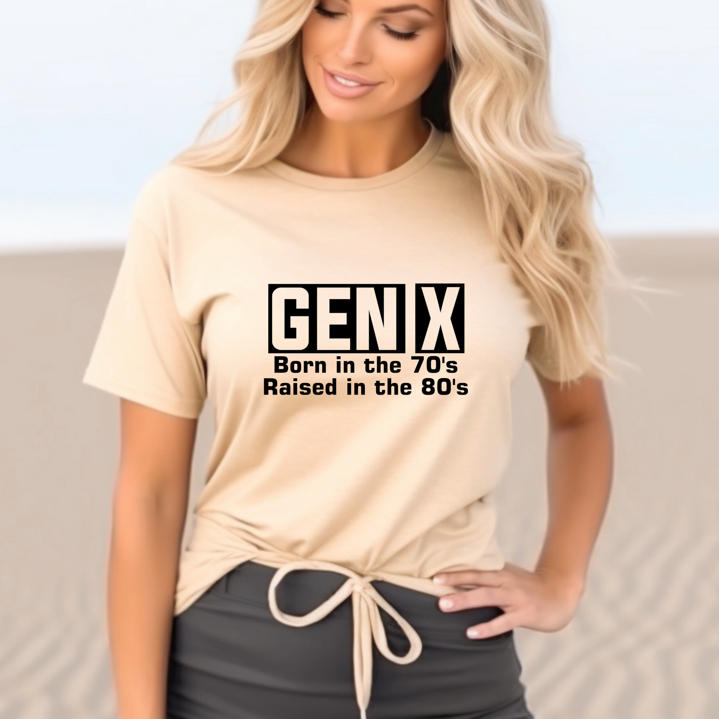 Generation X t-shirts | Crew neck | V Neck| Born in the 70s Raised in the 80s| SEC Apparel