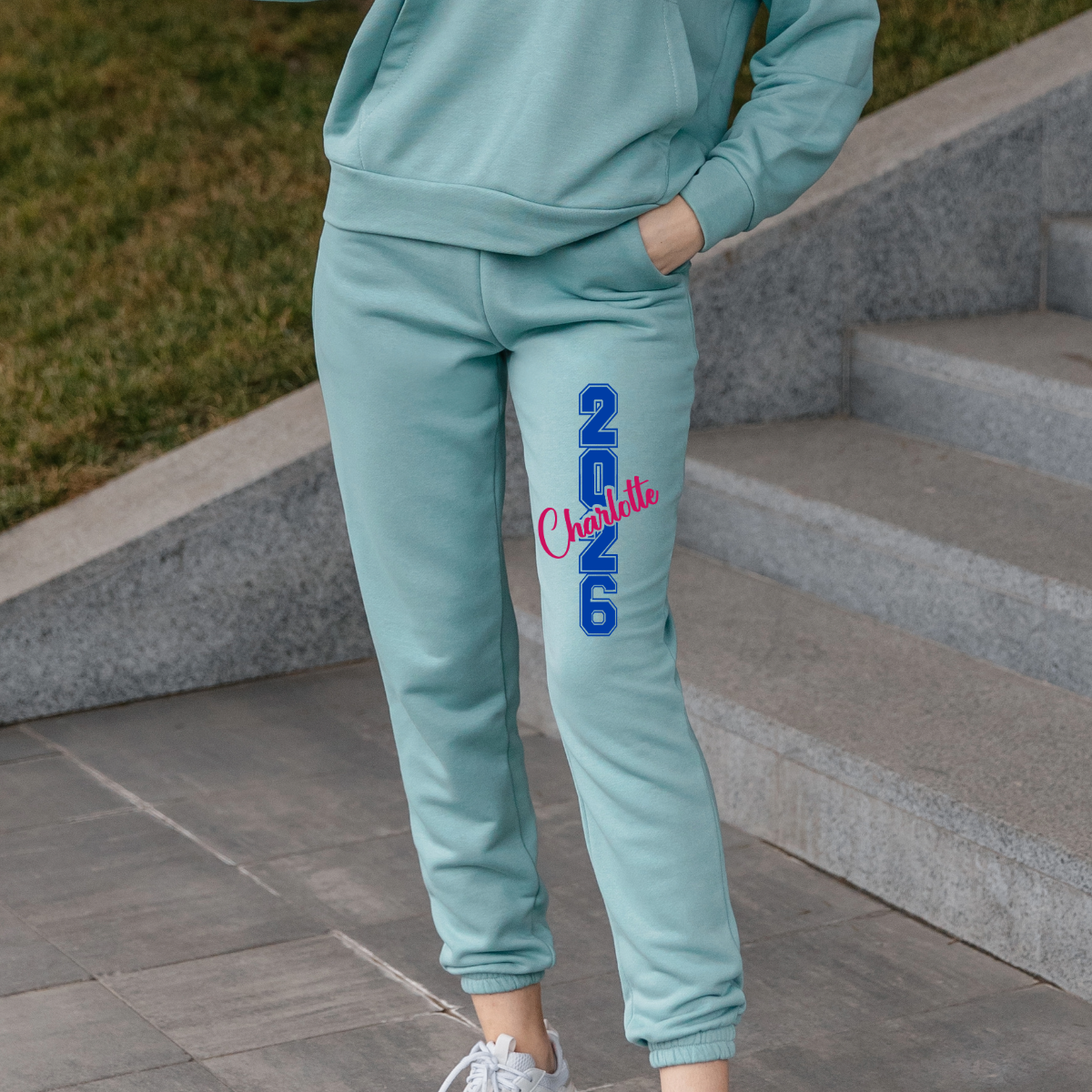 Senior 2026 Iron-On Patches | Custom Personalized with Name | Jeans, Sweatpants and Jackets