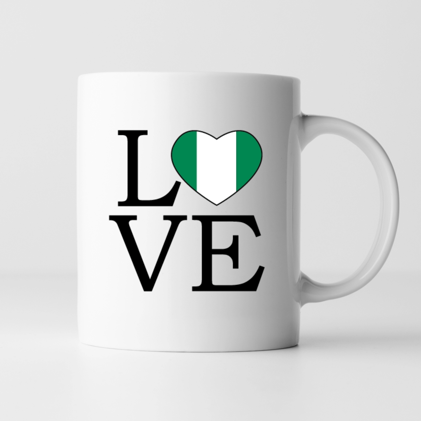 African Mugs - 11oz Coffee Mug | Gifts | SEC Apparel | Love Nigeria - secapparelonline