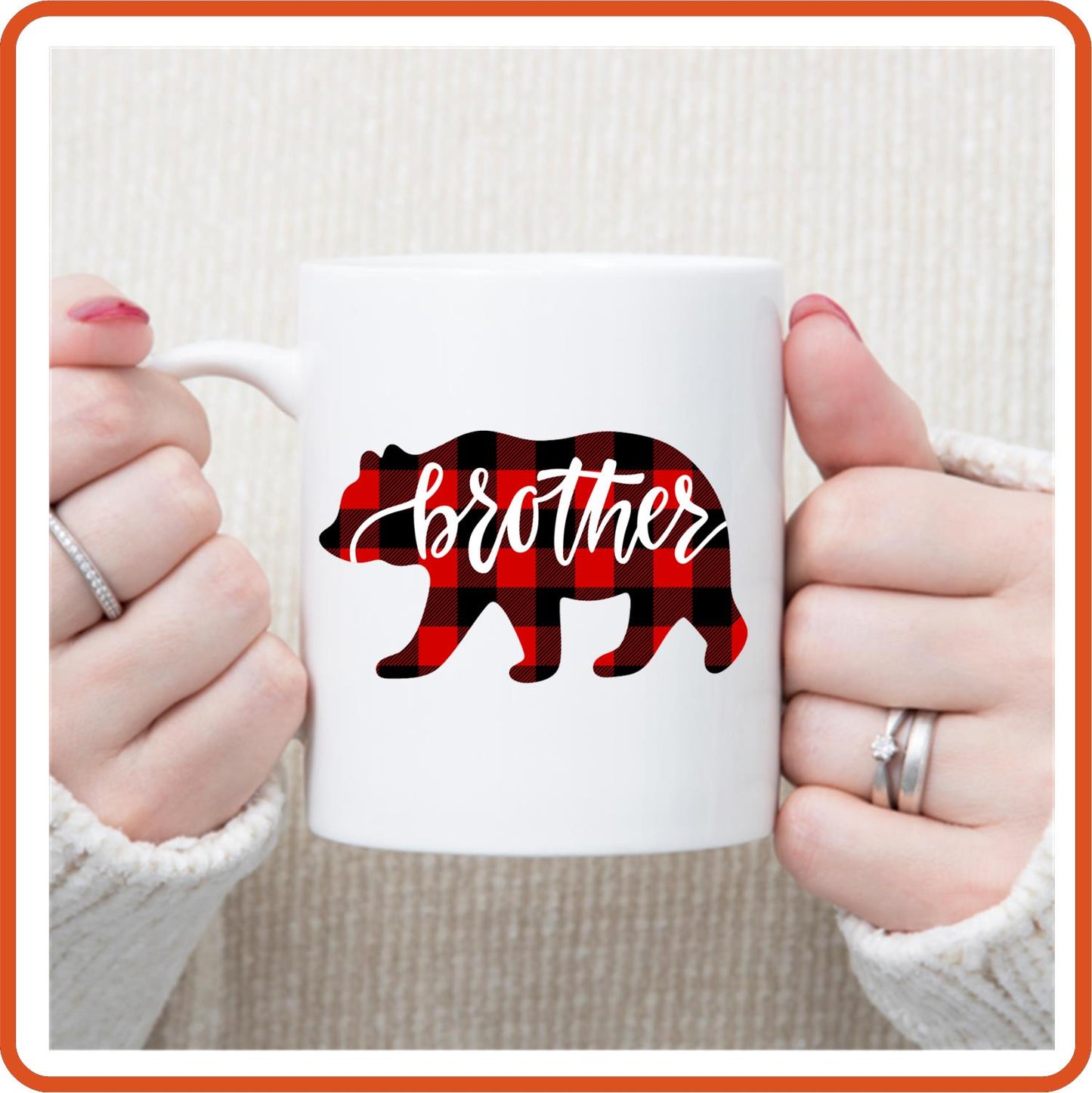 Brother | Bear | Family Mugs - 11oz Coffee Mug by SEC Apparel