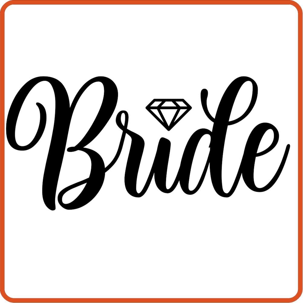 Bride | Bachelorette Iron On Decal by SEC Apparel - secapparelonline