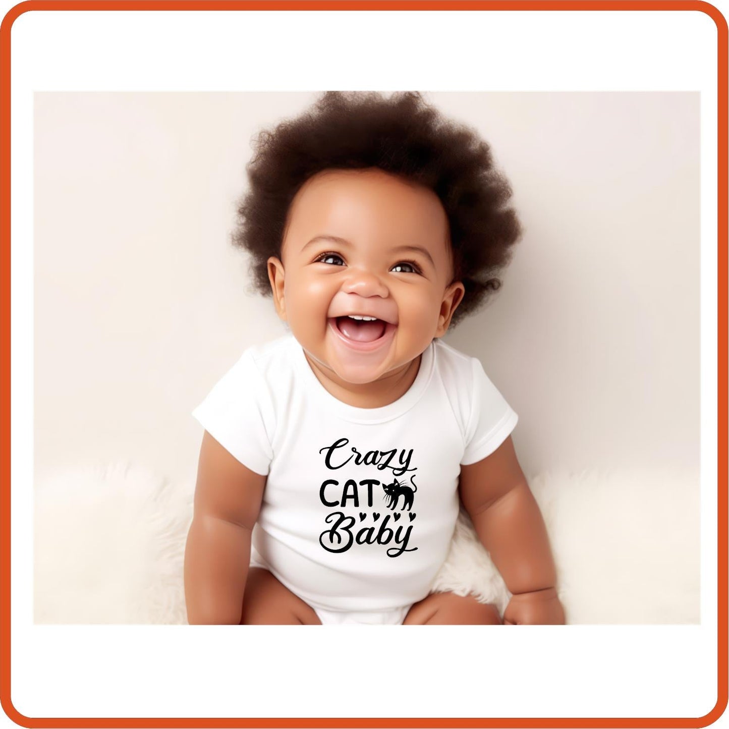 Crazy Cat Baby | New Baby Shirt Bodysuit Onesies by SEC Apparel - secapparelonline