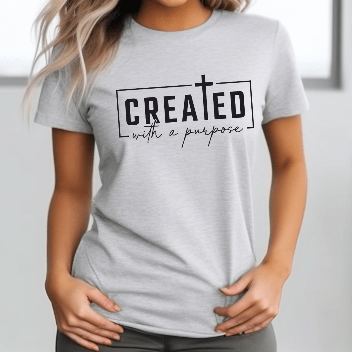 Created for a Purpose T-Shirt | Inspirational Christian Apparel & Faith - Based Graphic Tee for Men & Women - secapparelonline