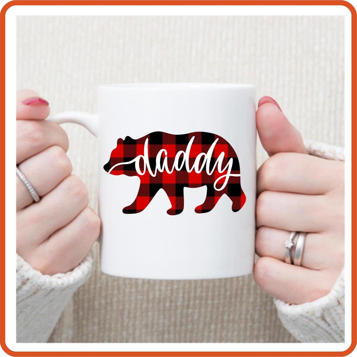 Daddy | Bear | Family Mugs - 11oz Coffee Mug by SEC Apparel - secapparelonline