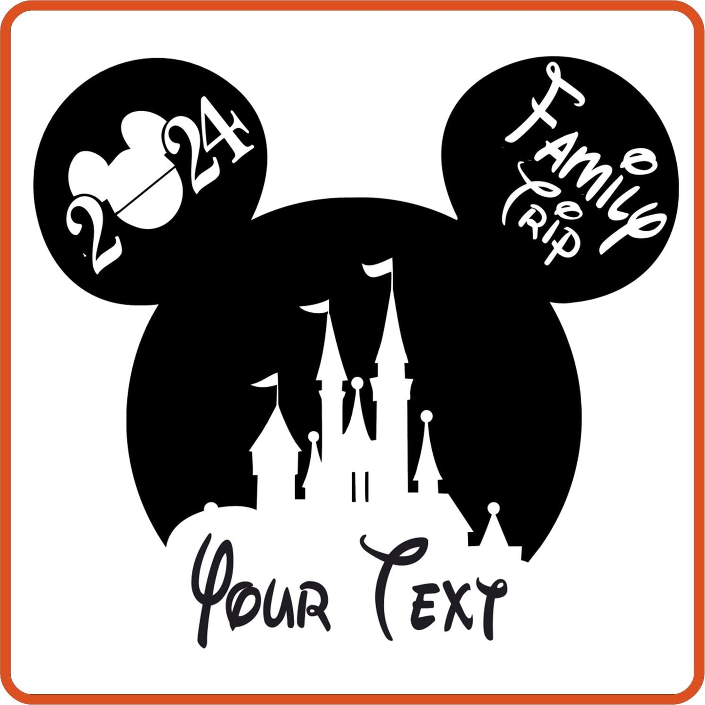 Disney Family Vacation Iron - On Decals – Custom Name Patches for Shirts & Clothing - secapparelonline