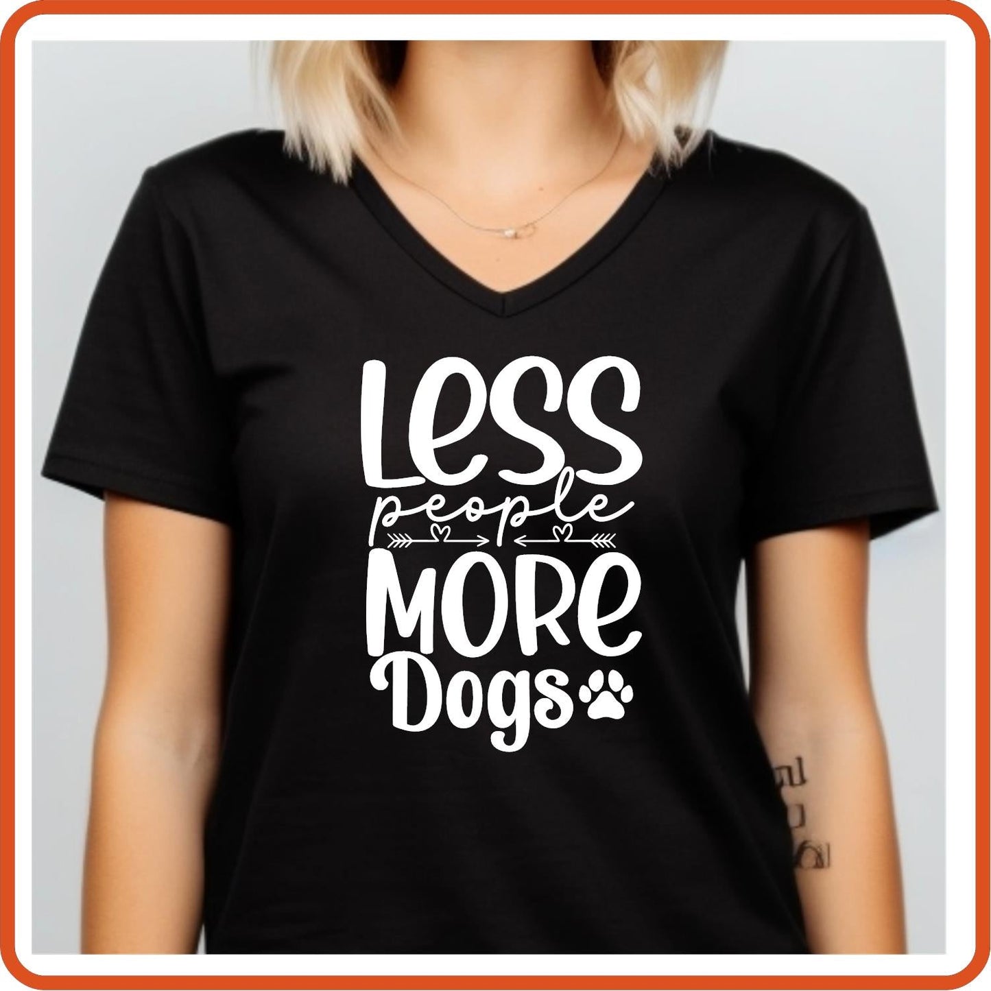 Dog Graphic T Shirt| Unisex | Pets Lover Shirts | Less People More Dogs | SEC Apparel - secapparelonline