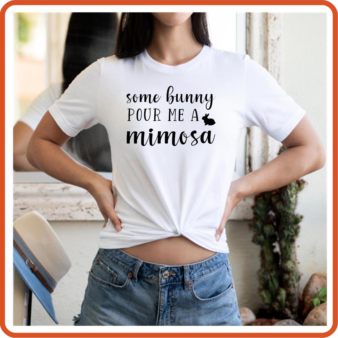 Easter Graphic T-shirts | Easter Shirts | SEC Apparel | Some Bunny Pour me a mimosa - secapparelonline