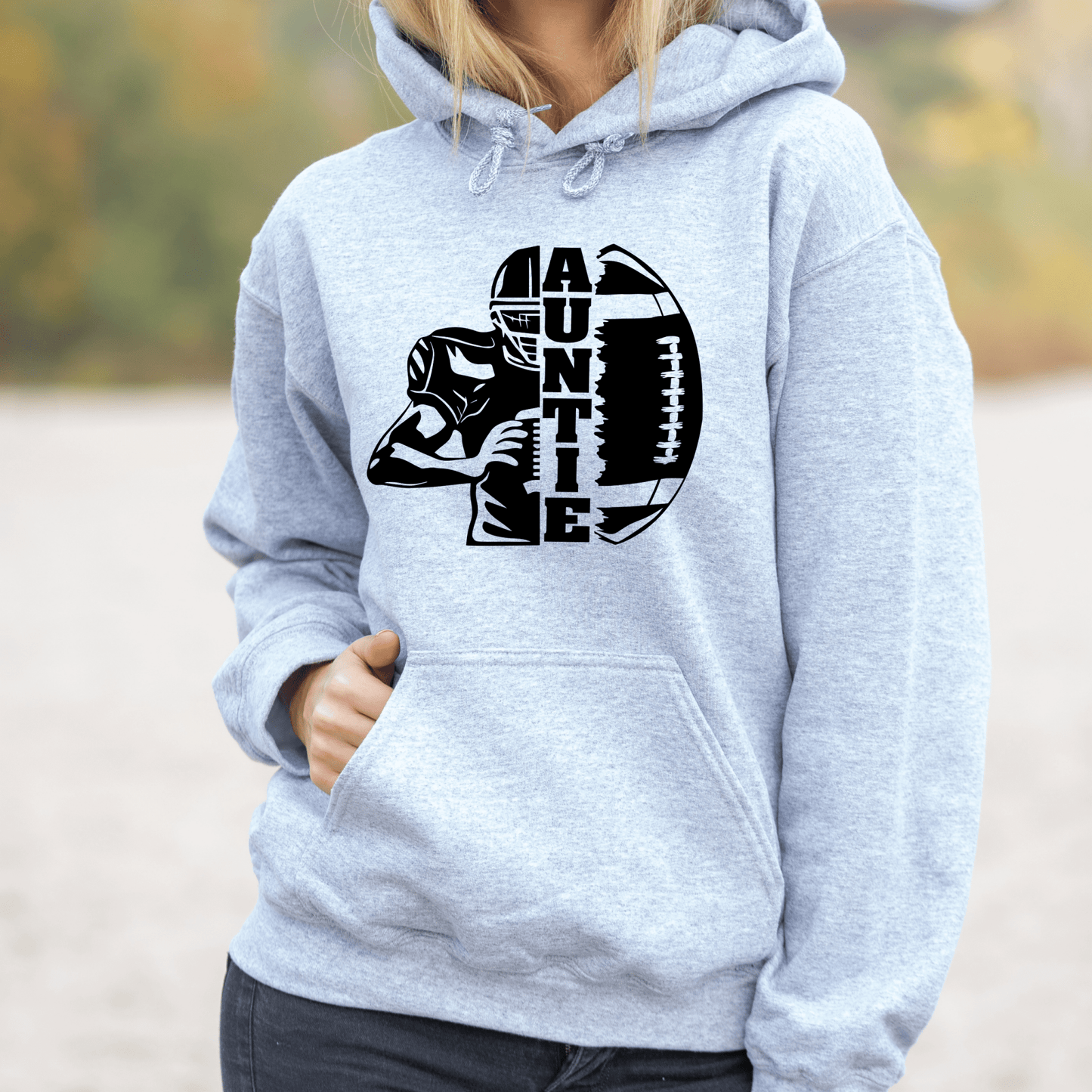 Football Auntie Shirt | Crew neck | V Neck| Sweatshirt | Hoodie | SEC Apparel - secapparelonline