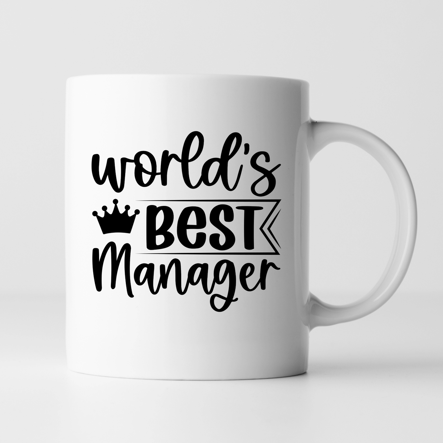 Funny Mugs - 11oz Coffee Mug | Gifts | SEC Apparel | World's Best Manager - secapparelonline