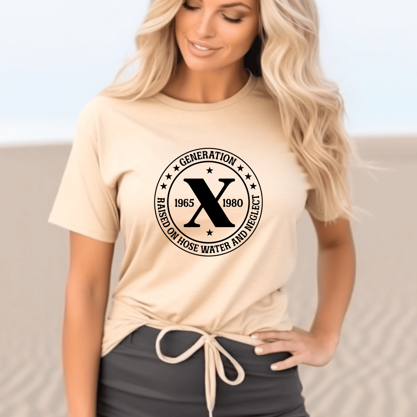 Generation X t-shirts | Crew neck | V Neck| Raised on Hose water | SEC Apparel - secapparelonline