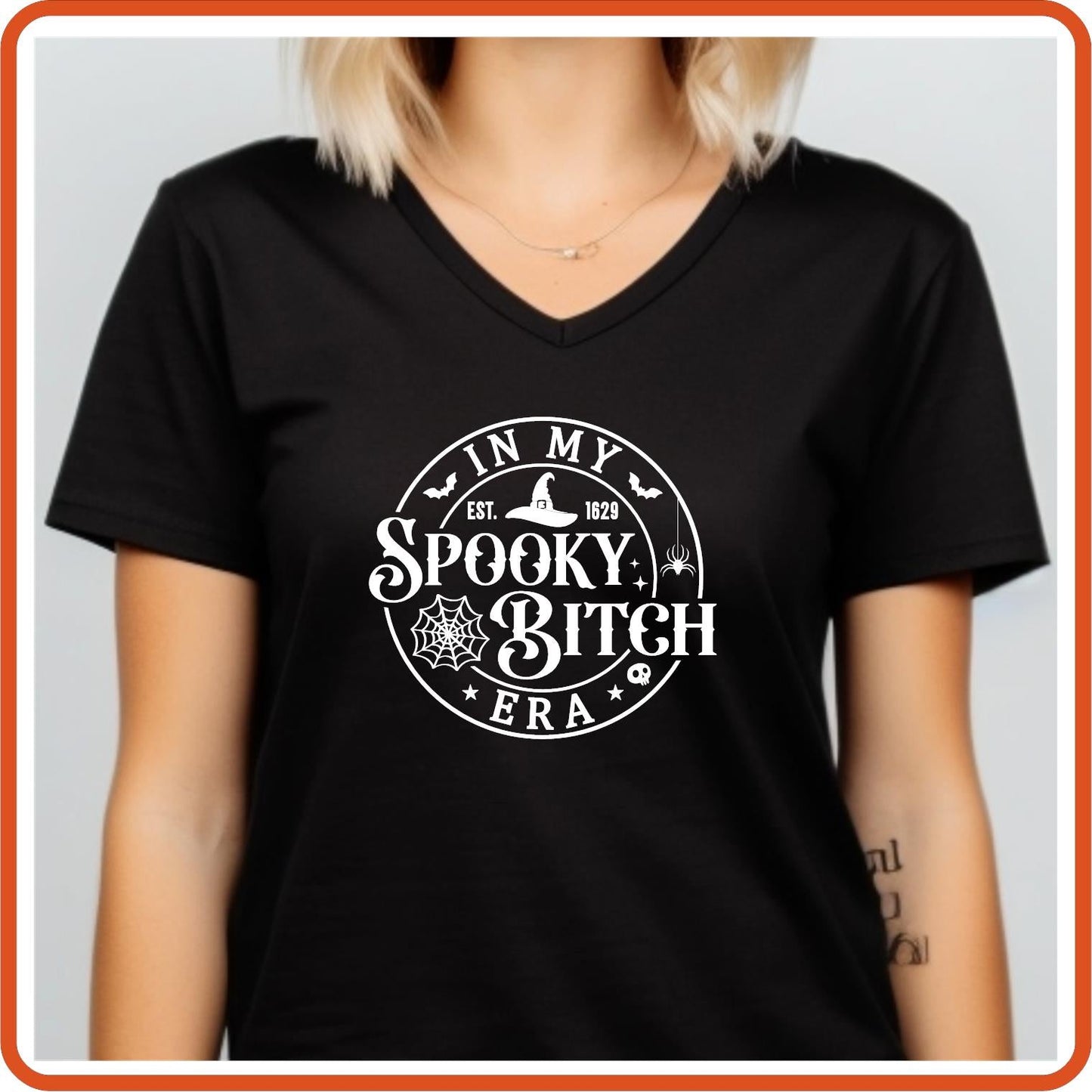 Halloween Graphic T-shirts | Halloween Shirt | SEC Apparel | Spooky Bitch - secapparelonline
