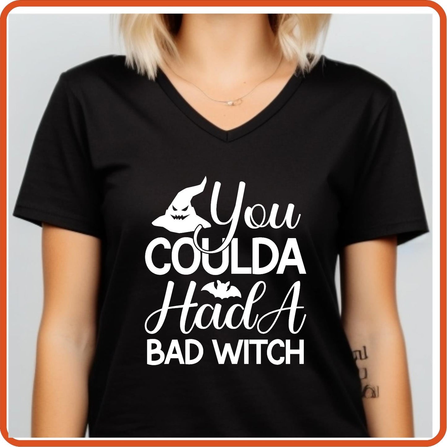 Halloween Graphic T-shirts | Halloween Shirt | SEC Apparel | You Coulda Had A Bad Witch - secapparelonline