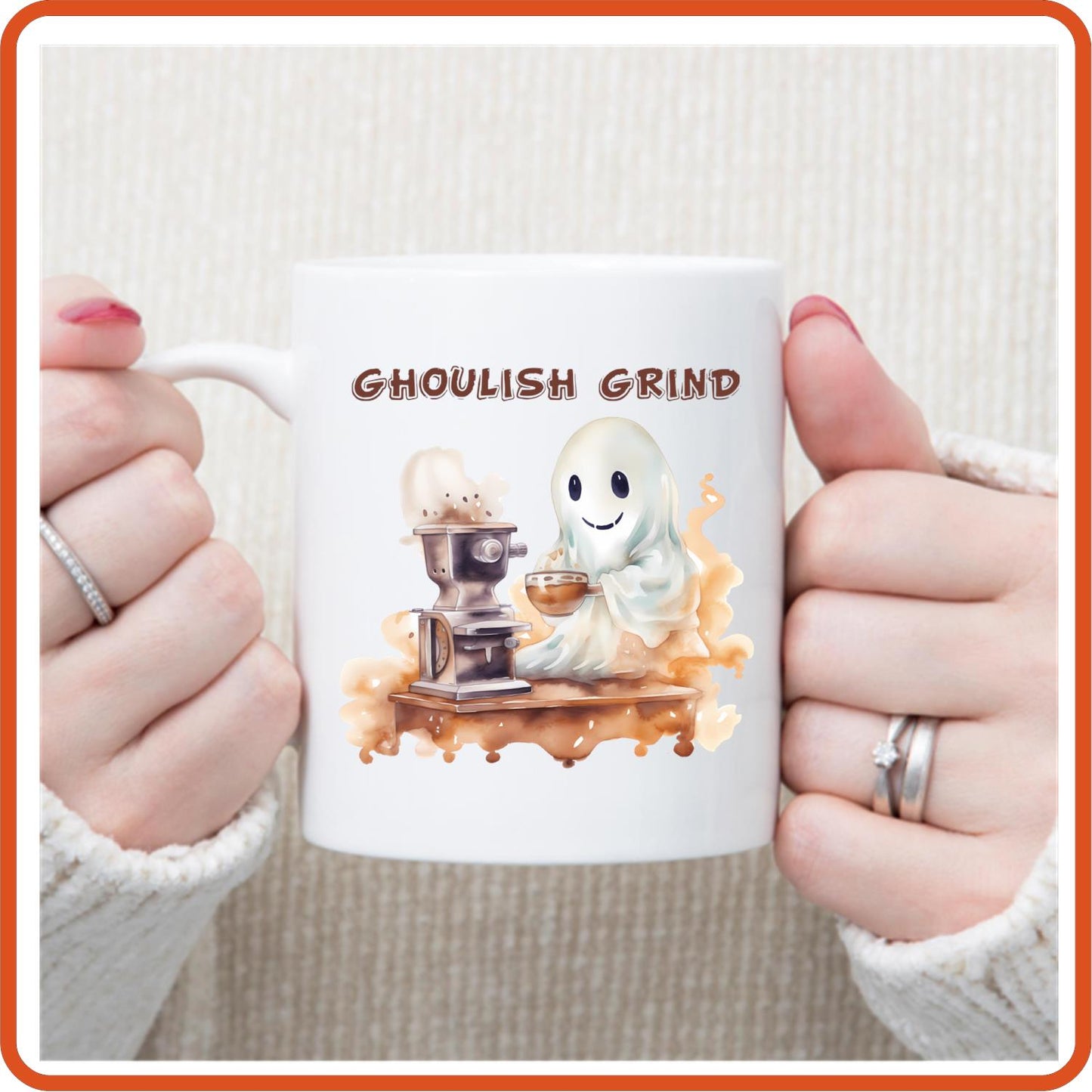 Halloween Mugs - 11oz Coffee Mug | SEC Apparel | Ghoulish Grind - secapparelonline