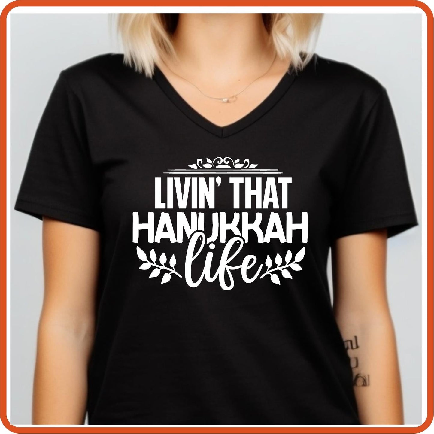 Hanukkah Graphic T-shirts | Hanukkah Shirts | SEC Apparel | Livin' that Hanukkah Life - secapparelonline