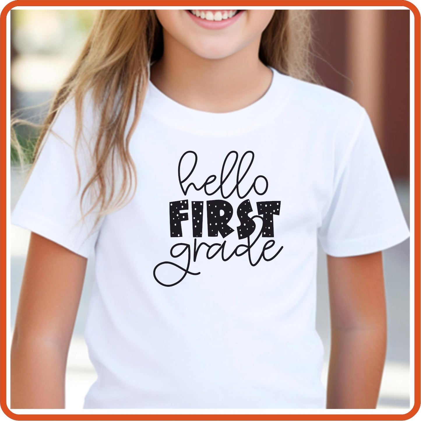 Hello First Grade | Back to School Shirts | T-Shirts by SEC Apparel - secapparelonline