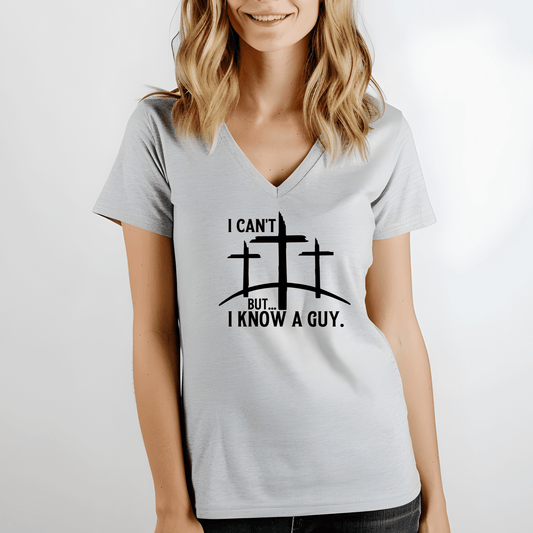 I Cant But I Know A Guy Shirt | Crew neck | V Neck| Sweatshirt | Hoodie - secapparelonline