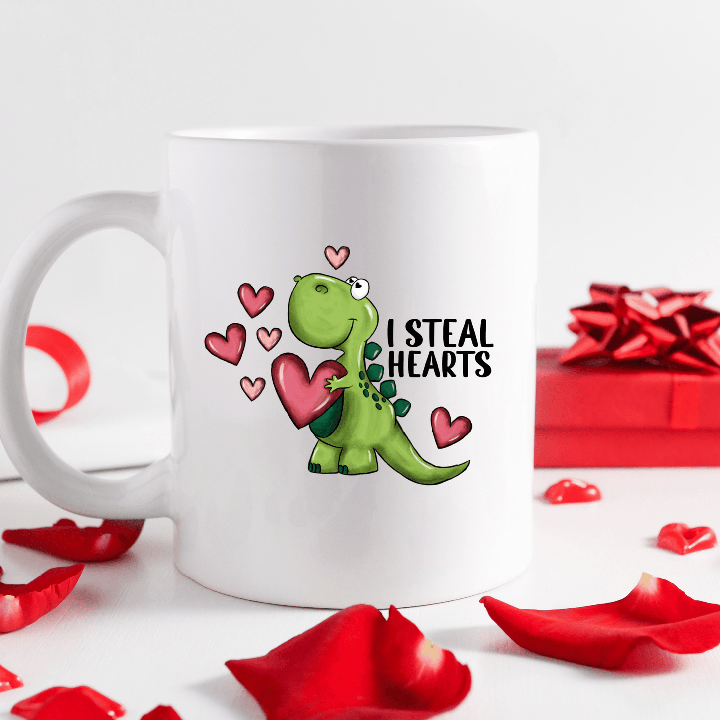 I Steal Hearts | Valentines Mugs - 11oz Coffee Mug | Gifts | SEC Apparel - secapparelonline