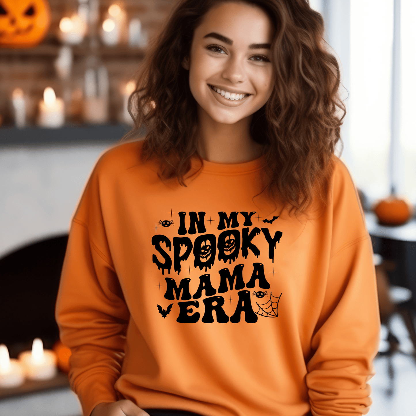 In My Spooky Mama Era Shirt | Crew neck | V Neck| Sweatshirt | Hoodie - secapparelonline