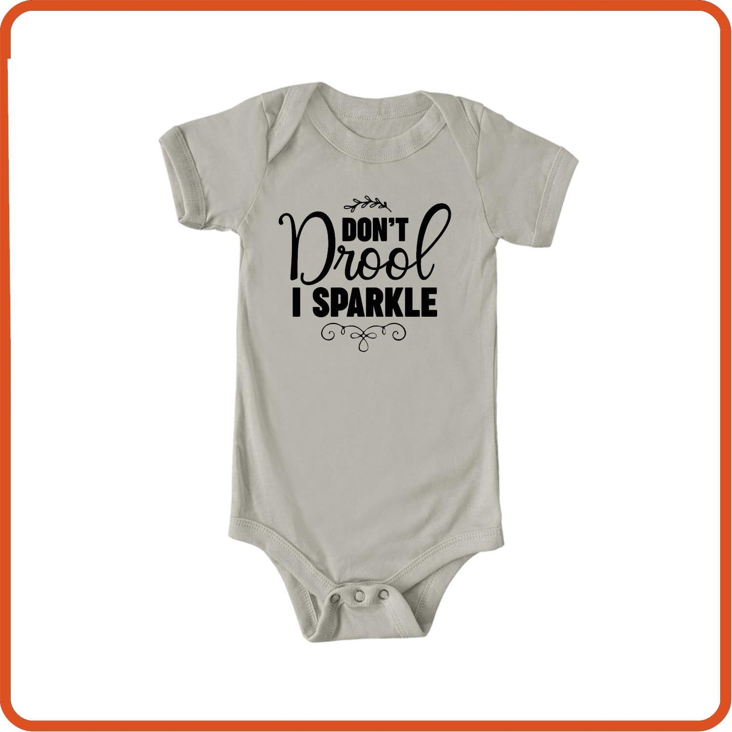 I Don't Droll I Sparkle | New Baby Iron On Decal Patches by SEC Apparel