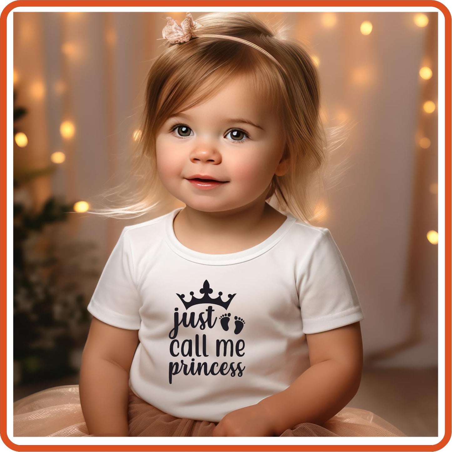 Just Call Me Princess | New Baby Shirt Bodysuit Onesies by SEC Apparel - secapparelonline