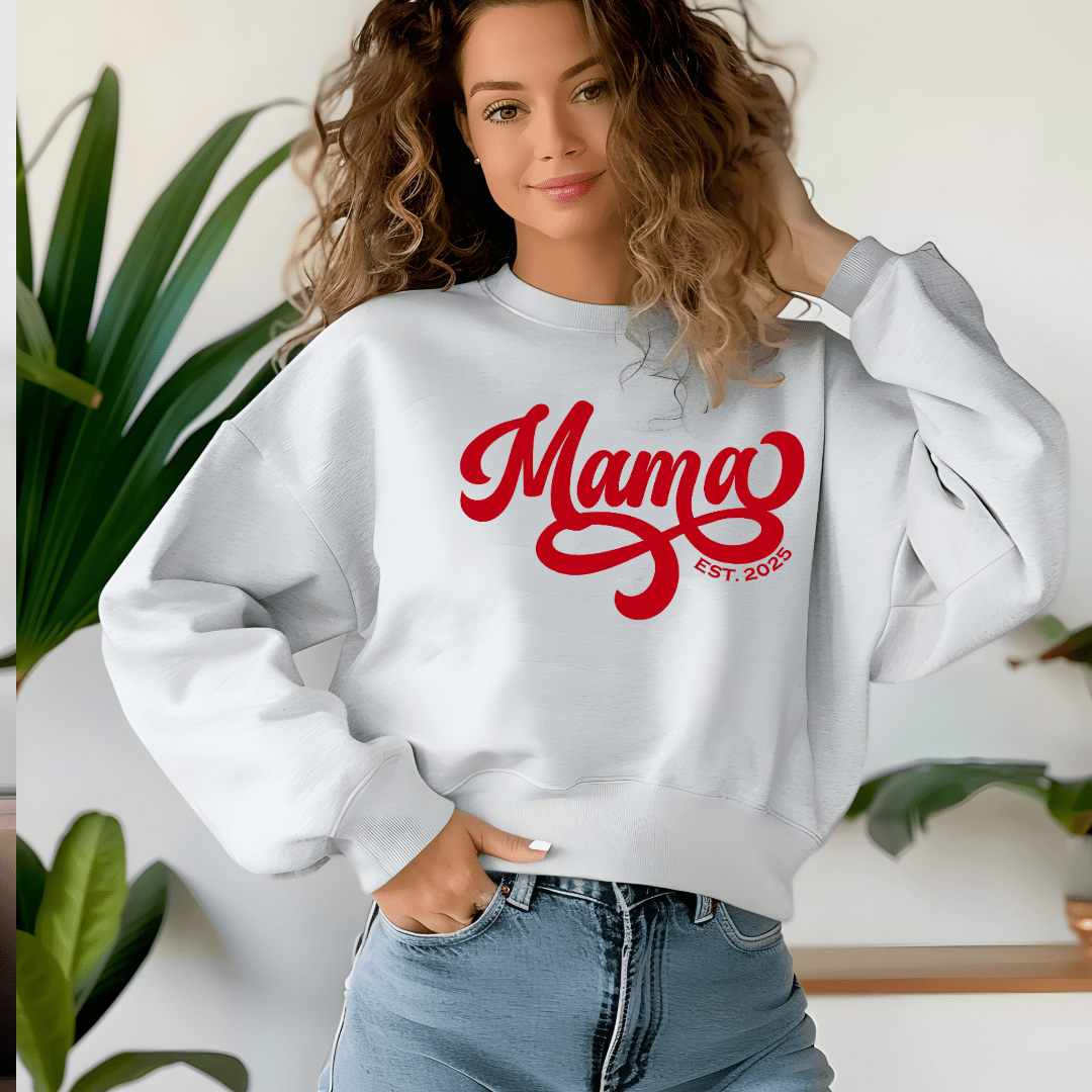 Mama Glitter Sweatshirt – Celebrate Motherhood in Sparkling Style - secapparelonline