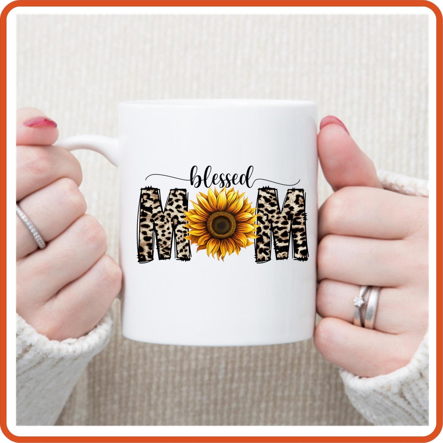 Mother's Day Mugs - 11oz Coffee Mug | Gift | SEC Apparel | Blessed Mom - secapparelonline