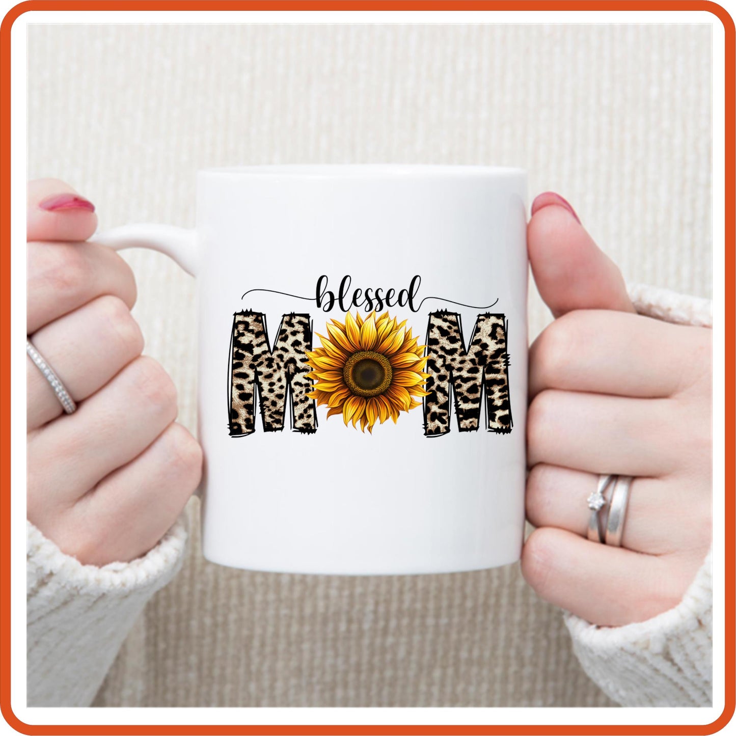 Mother's Day Mugs -11oz Coffee Mug | Gift | SEC Apparel | Blessed Mom