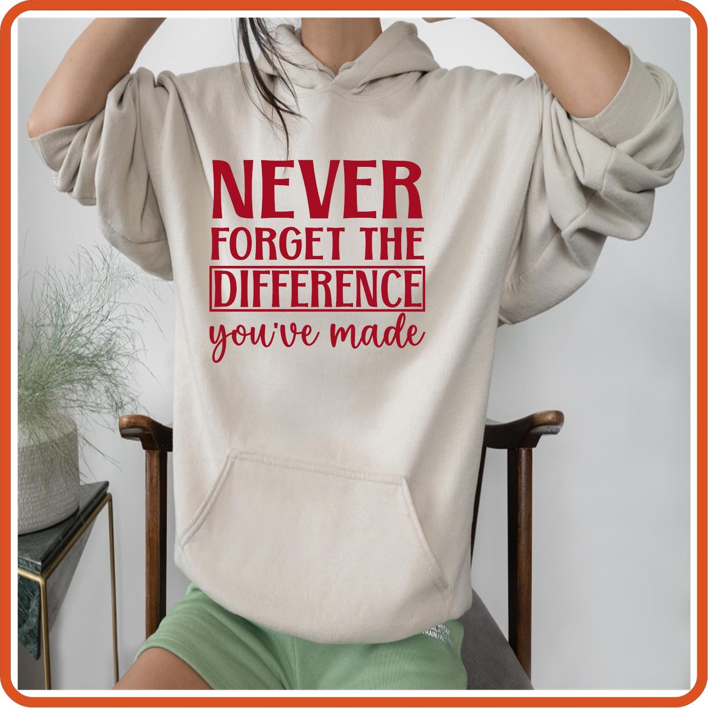 Never Forget The Difference You've Made | Retirement Iron On Decals Patches by SEC Apparel - secapparelonline