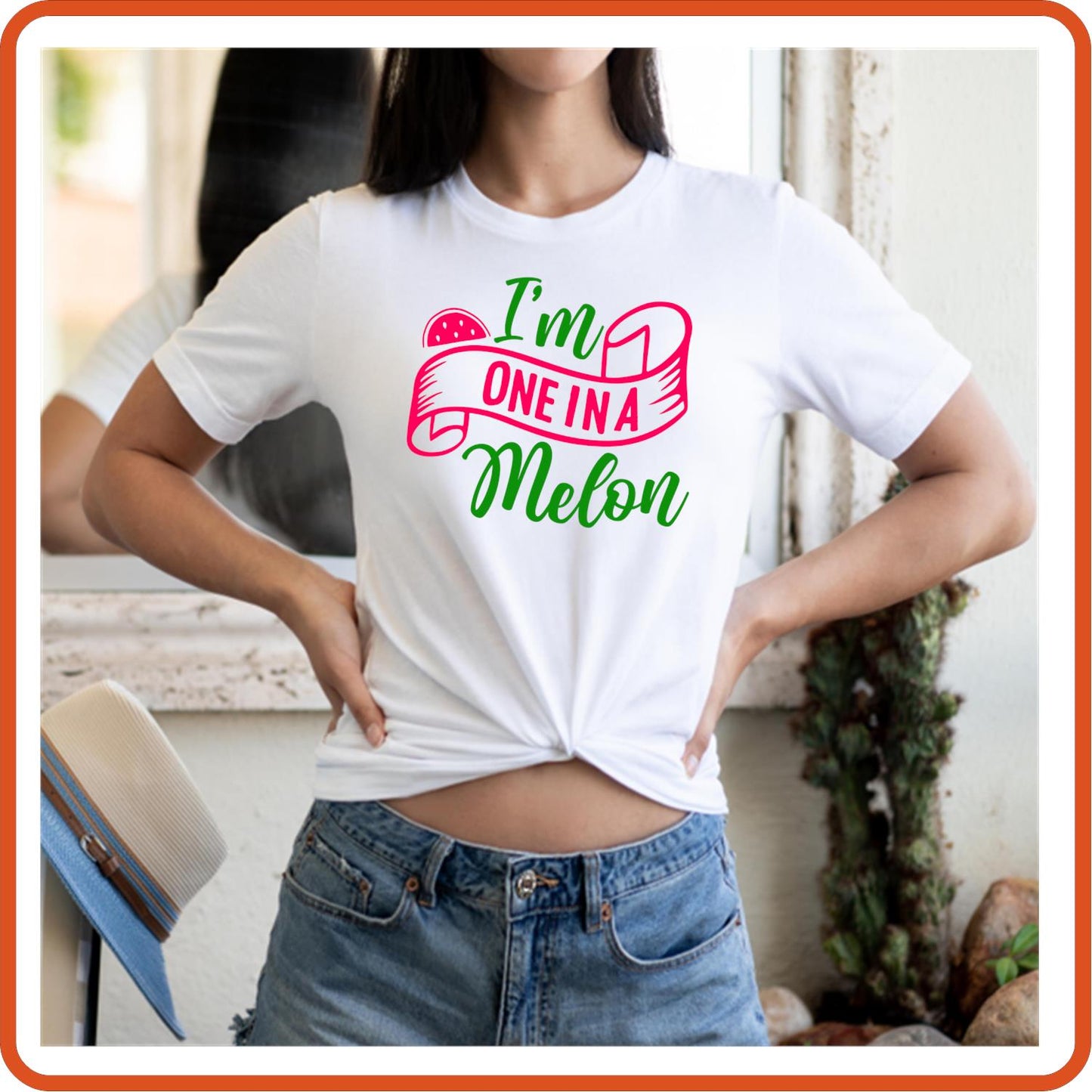 One In a Melon | Summer Iron On Decal by SEC Apparel for Shirts, Clothing and More - secapparelonline