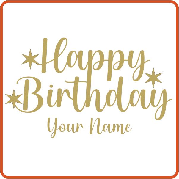 Personalized Birthday with Name Iron On Transfers Decals Patches Vinyl for T Shirts Fabric Clothing - secapparelonline