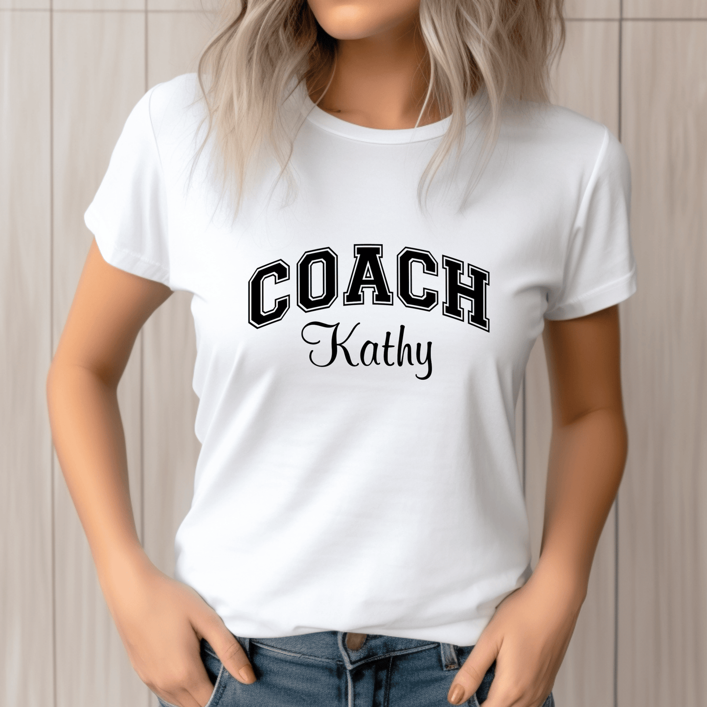 Personalized Custom Coach with Name | Graphic T Shirts| Unisex | SEC Apparel - secapparelonline