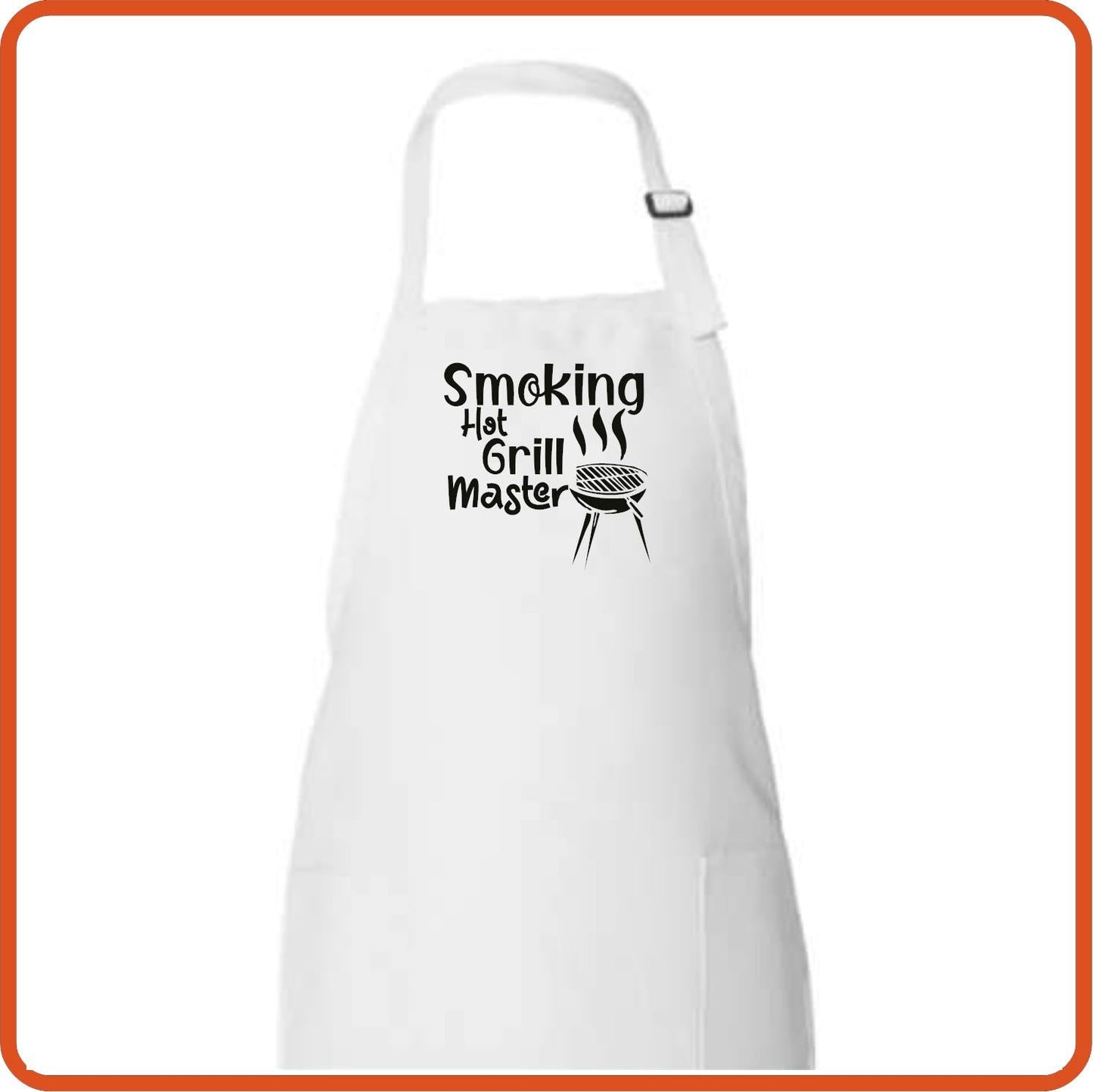 Smoking Hot Grill Master Full Length Apron by SEC Apparel - secapparelonline