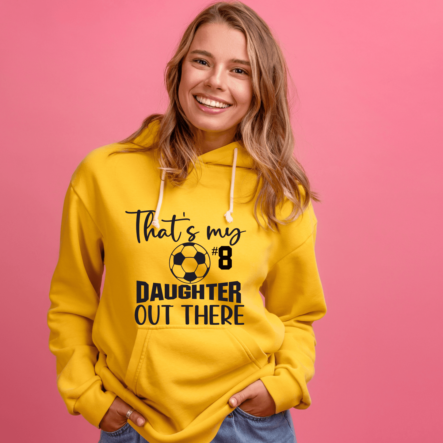 Soccer Mom Shirt | Crew neck | V Neck| Sweatshirt | Hoodie | Thats my daughter - secapparelonline