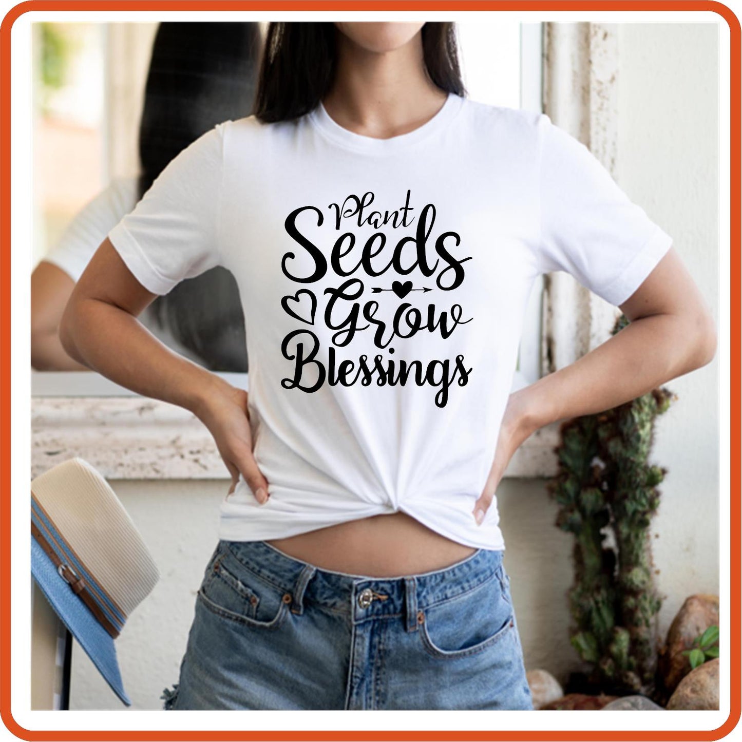 Spring Graphic T-shirts | Spring Shirts | SEC Apparel | Plant Seeds Grow Blessings - secapparelonline
