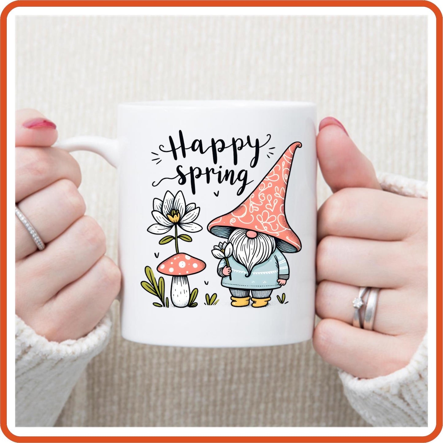 Spring Mugs - 11oz Coffee Mug | SEC Apparel | Happy Spring 2 - secapparelonline