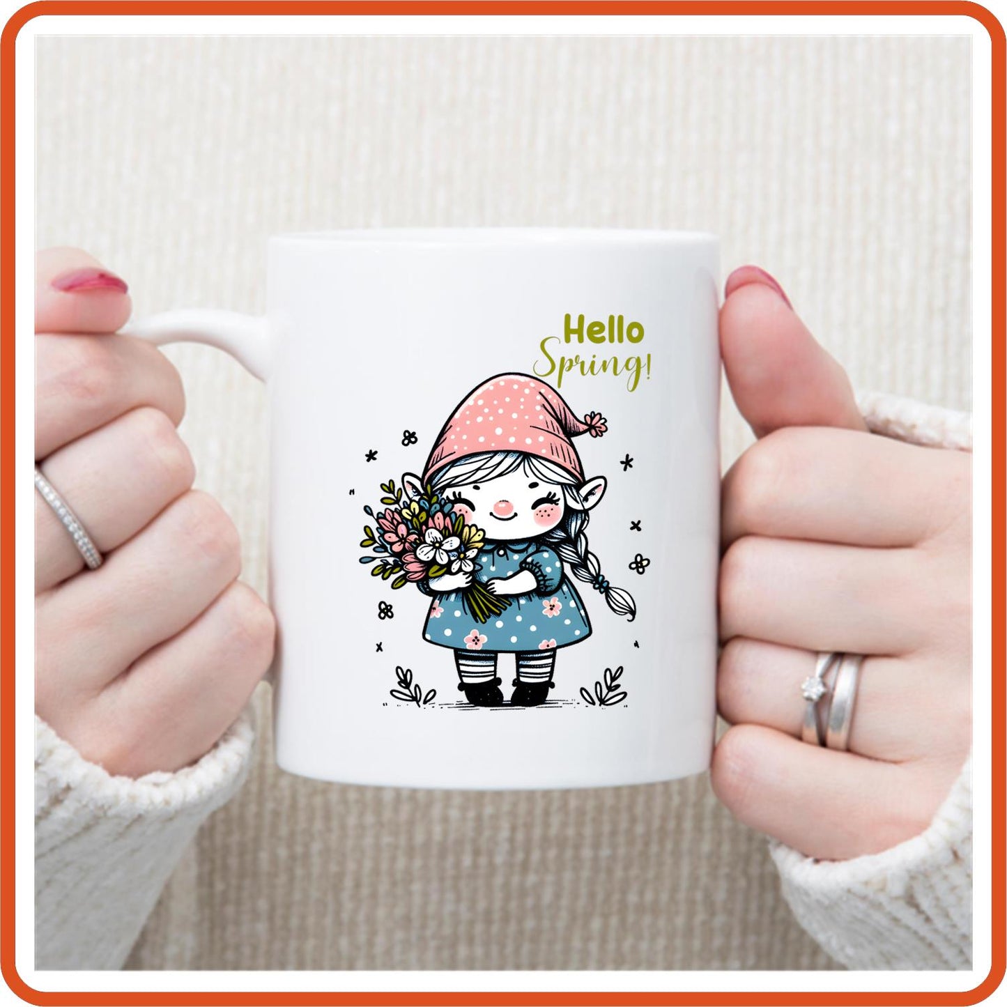 Spring Mugs - 11oz Coffee Mug | SEC Apparel | Hello Spring 11 - secapparelonline
