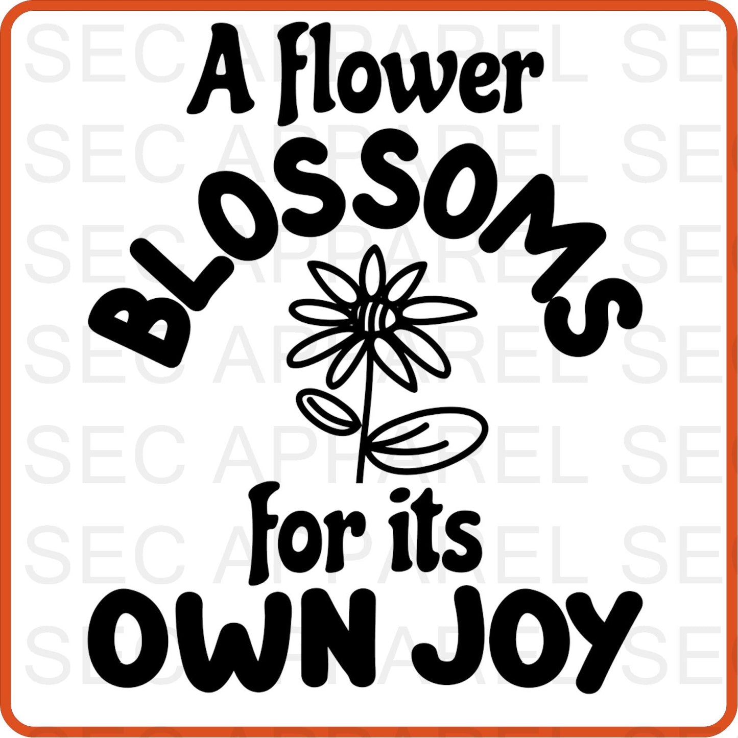 Spring Iron On Decals Patches transfers vinyl for shirts, clothing | A Flower Blossoms for It's Joy