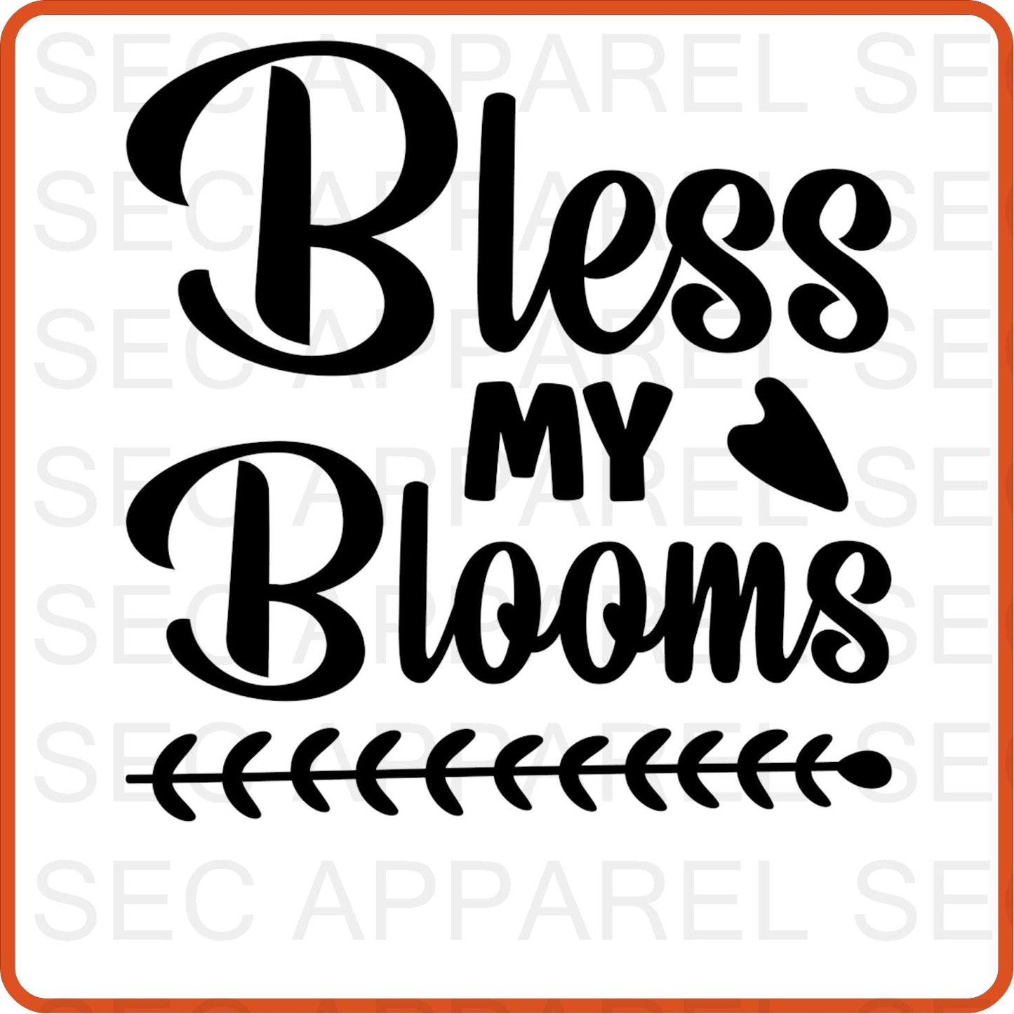 Spring Iron On Decals Patches transfers vinyl for shirts, clothing | Bless My Blooms