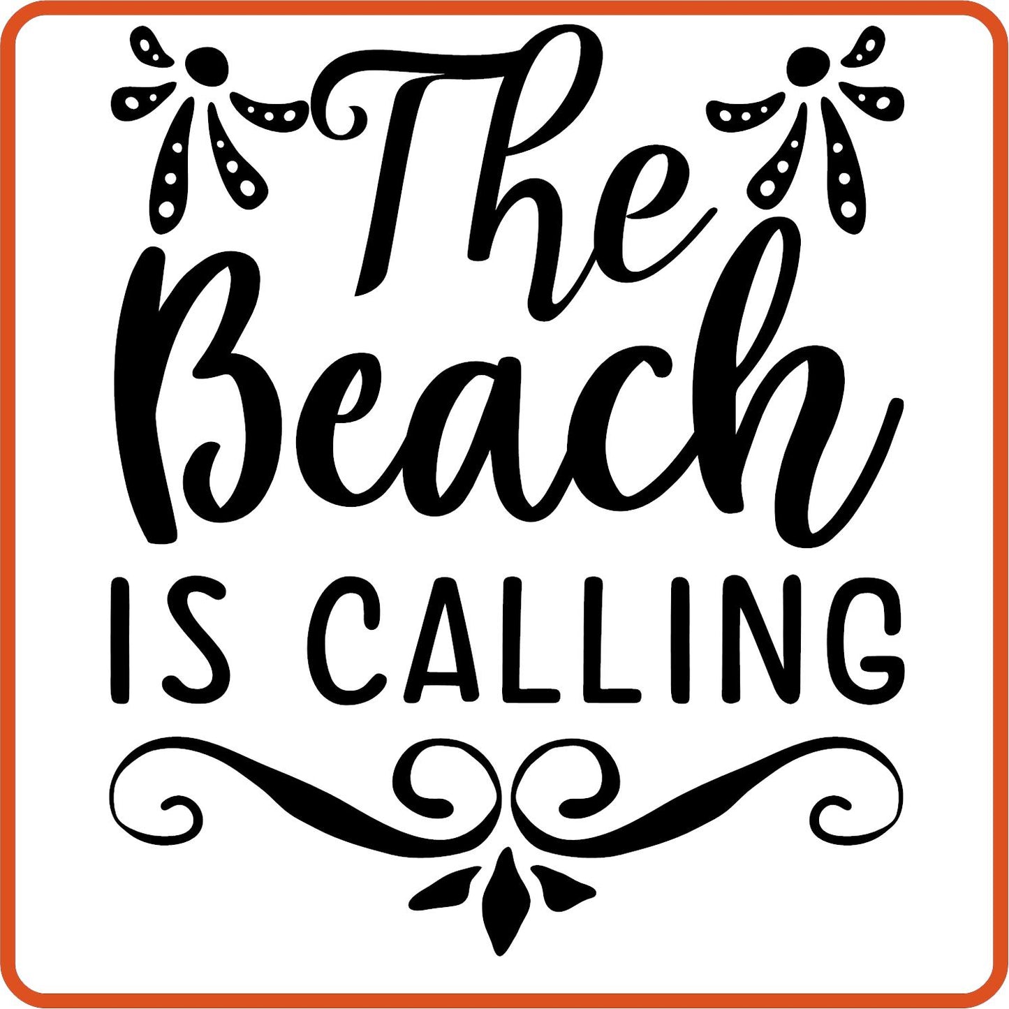 Spring Iron On Decals Patches transfers vinyl for shirts, clothing | The Beach Is Calling