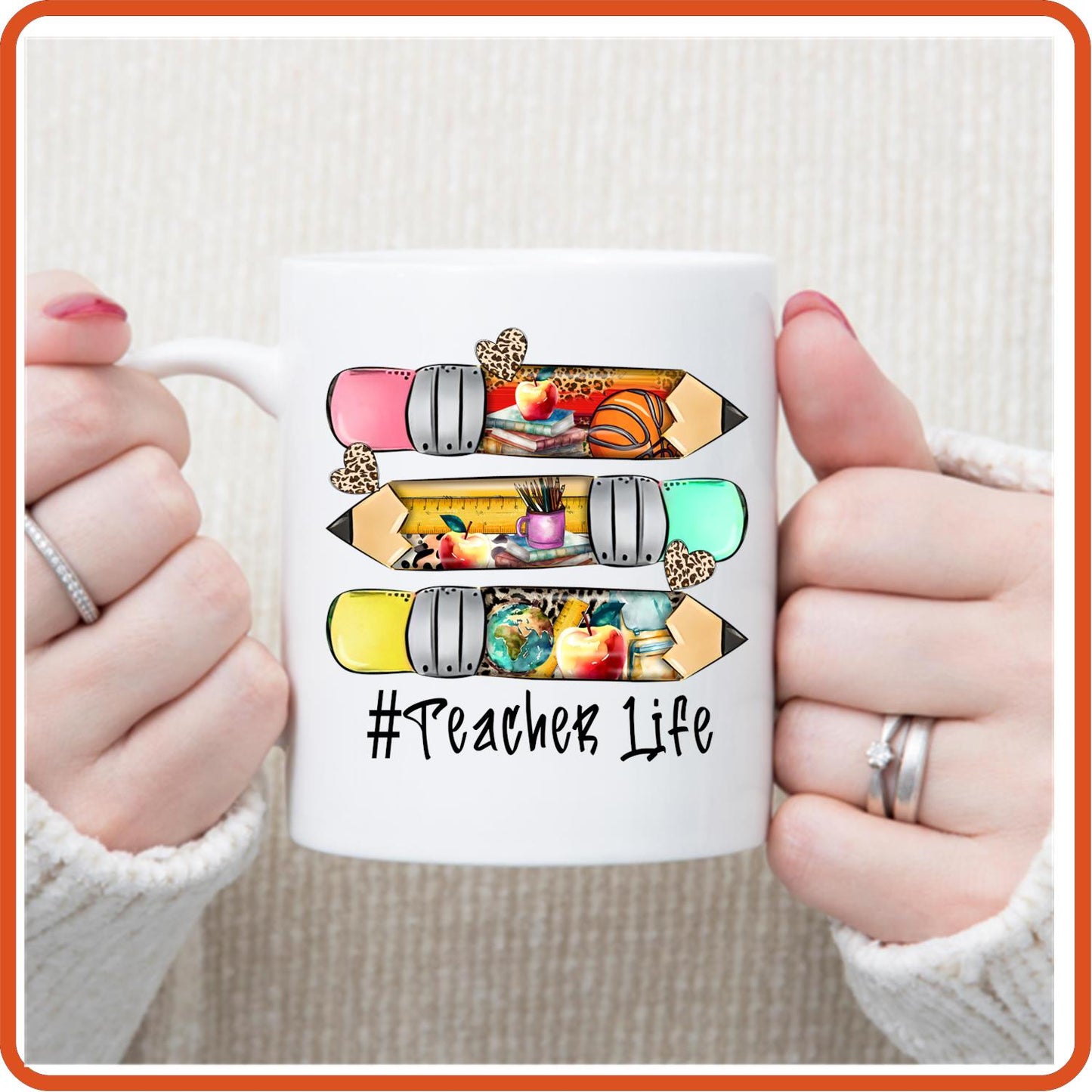 Teacher Mugs - 11oz Coffee Mug | Professional Mugs | Teacher Life 2 - secapparelonline