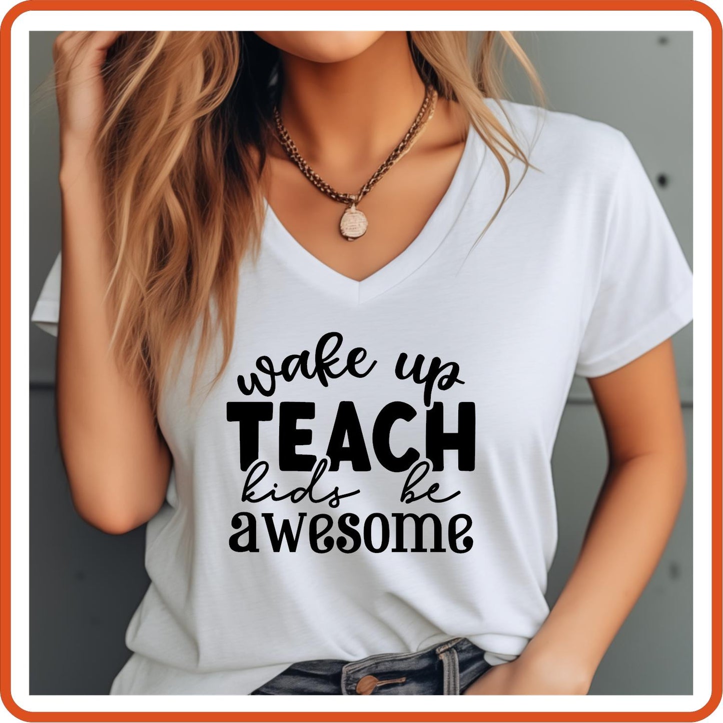 Teacher T-shirts Funny | Professional Shirts | SEC Apparel | Wake Up Teach Kids Be Awesome - secapparelonline