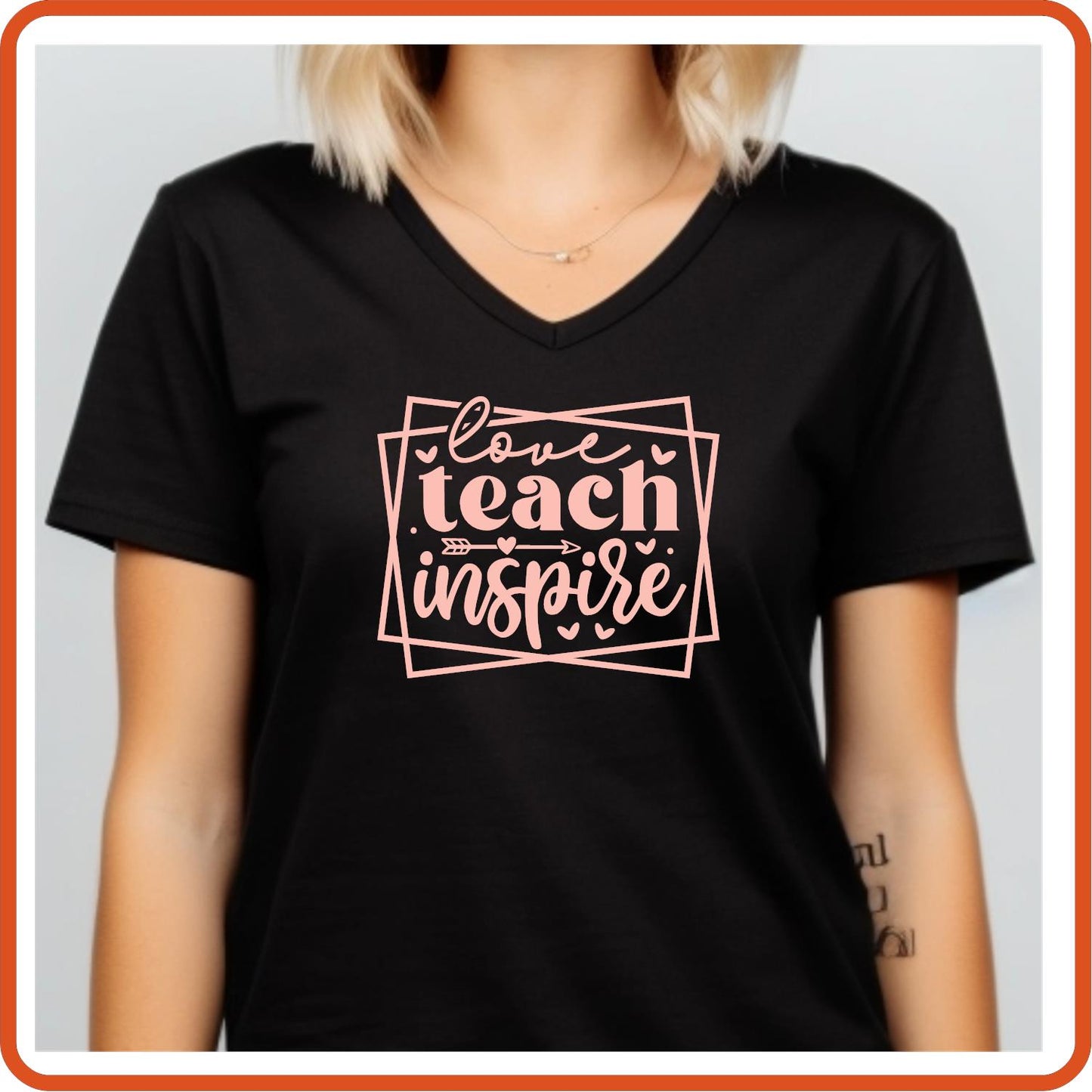 Teacher T-shirts Funny | Professional Shirts | SEC Apparel | Love Teach Inspire