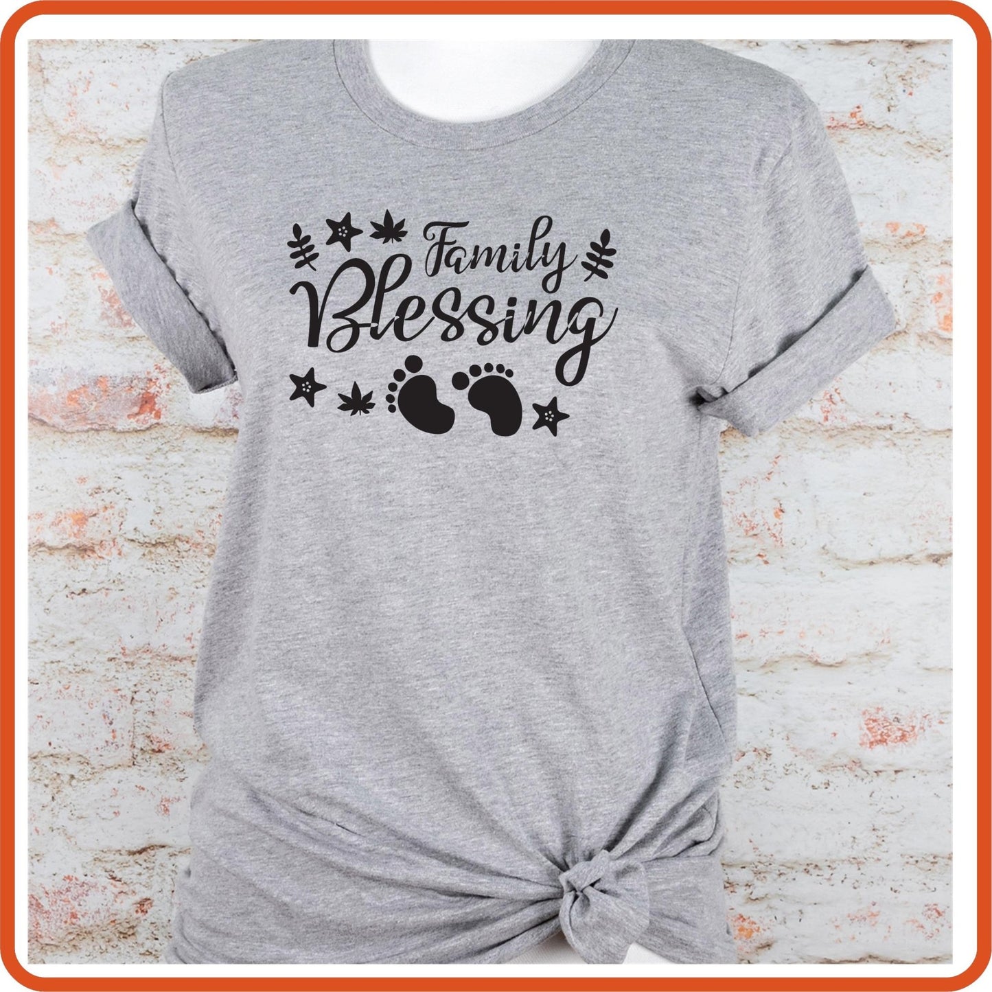 Thanksgiving Graphic T Shirts| Unisex | SEC Apparel | Family Blessing - secapparelonline